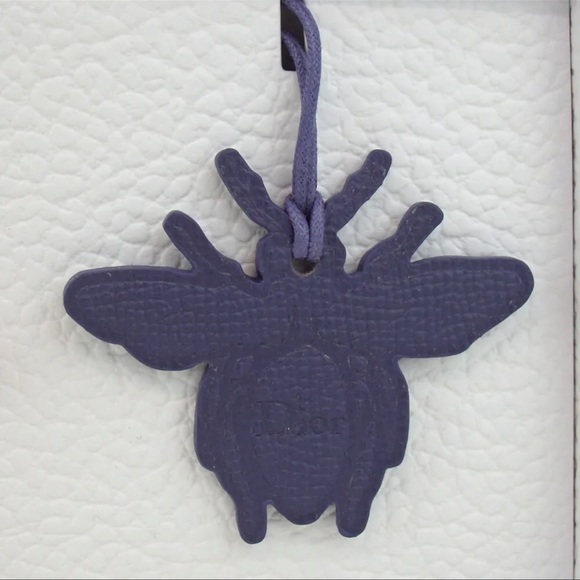 AUTH Christian Dior Heart Star Bee 3 Piece Set ornament keychain bag cha… - Picture 5 of 6